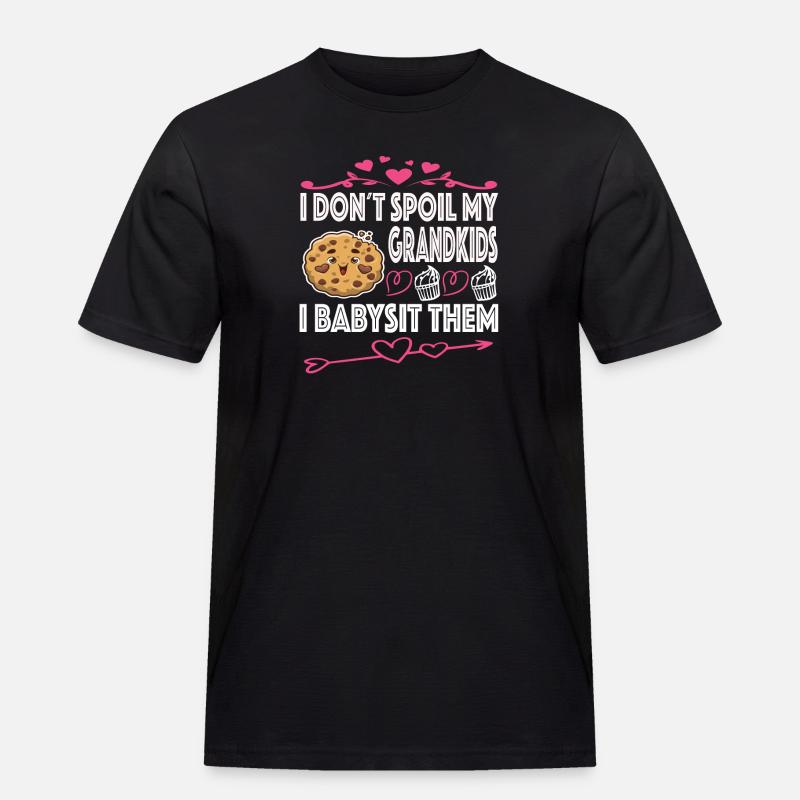 Oma Omi Großmutter Geschenkidee - Männer Workwear T-Shirt - Schwarz