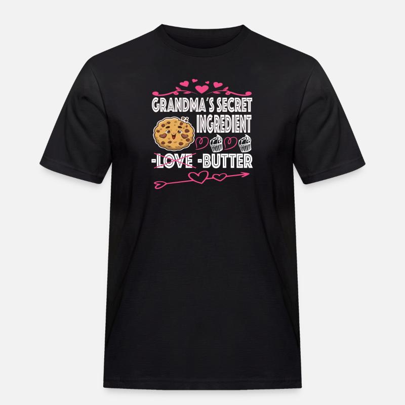 Oma Omi Großmutter Geschenkidee - Männer Workwear T-Shirt - Schwarz