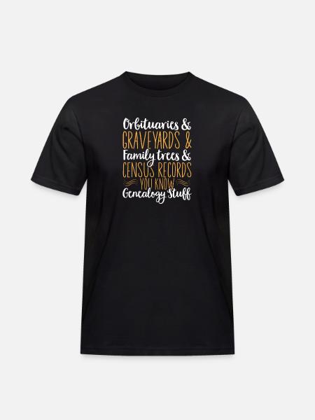 Slægtsforskning Slægtsforskning Slægtsforskning - Herre Workwear T-Shirt - sort