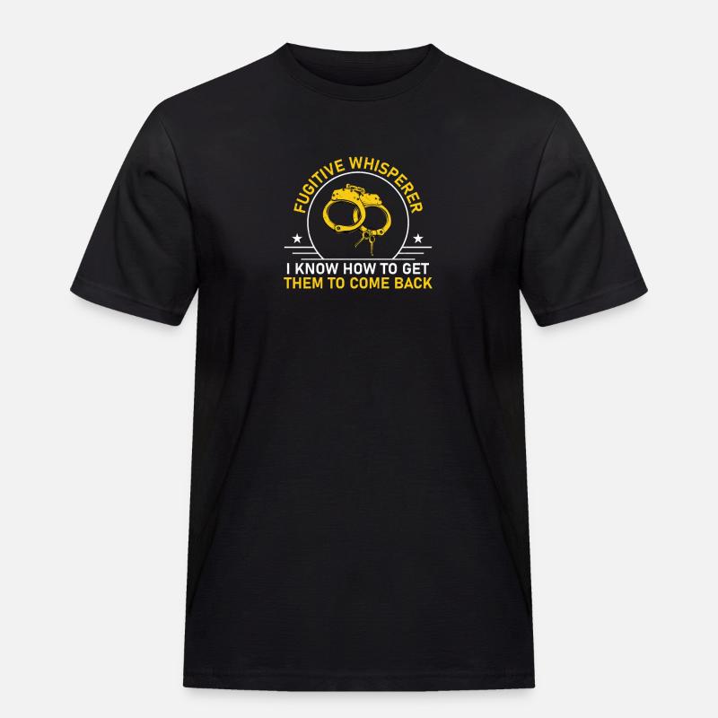 Sicherheitsbeamter Flüsterer, Flüsterer, - Männer Workwear T-Shirt - Schwarz
