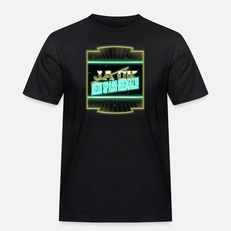 cool spruch statement weihnachten geschenkidee - Männer Workwear T-Shirt - Schwarz