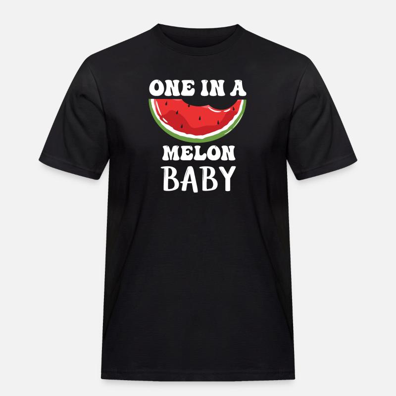 Un bébé melon pastèque - T-shirt Workwear homme - noir