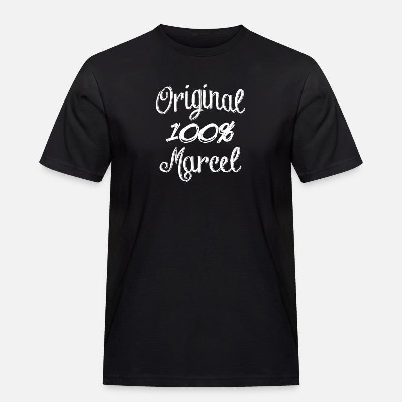 100% Original Marcel - Männer Workwear T-Shirt - Schwarz