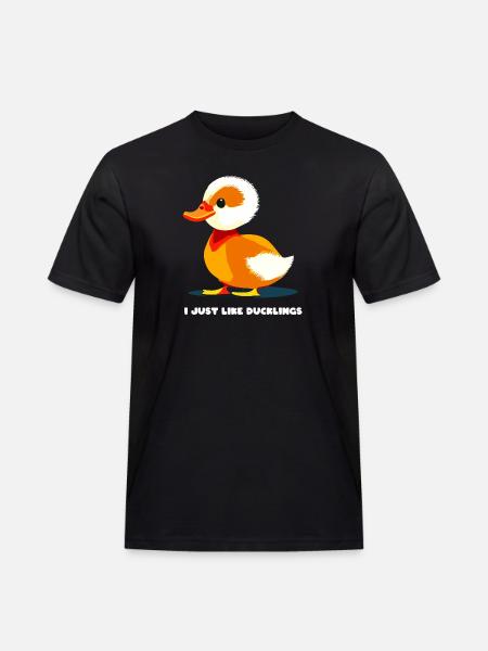 Duckling Cute Cute Cute - Men's Workwear T-Shirt - black