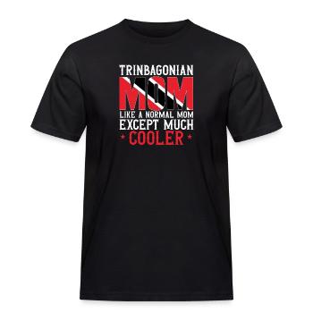 Trinidad and Tobago flag - Men's Workwear T-Shirt - black - Front - AI Model Male 178 light (178cm)