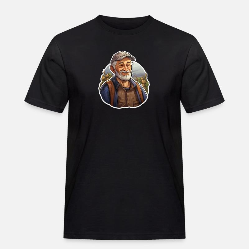 Bauer - Männer Workwear T-Shirt - Schwarz