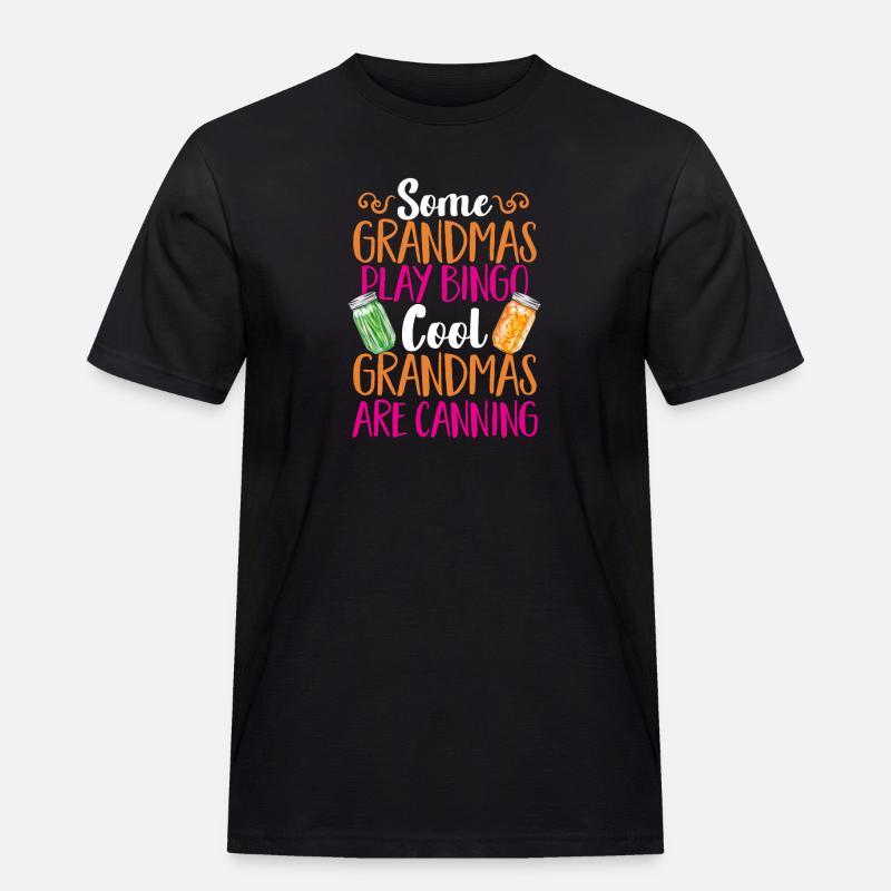 Einmachen Einkochen Lebensmitteln Konservieren - Männer Workwear T-Shirt - Schwarz