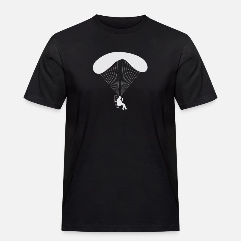 Paramotor Motorized paraglider - Men's Workwear T-Shirt - black