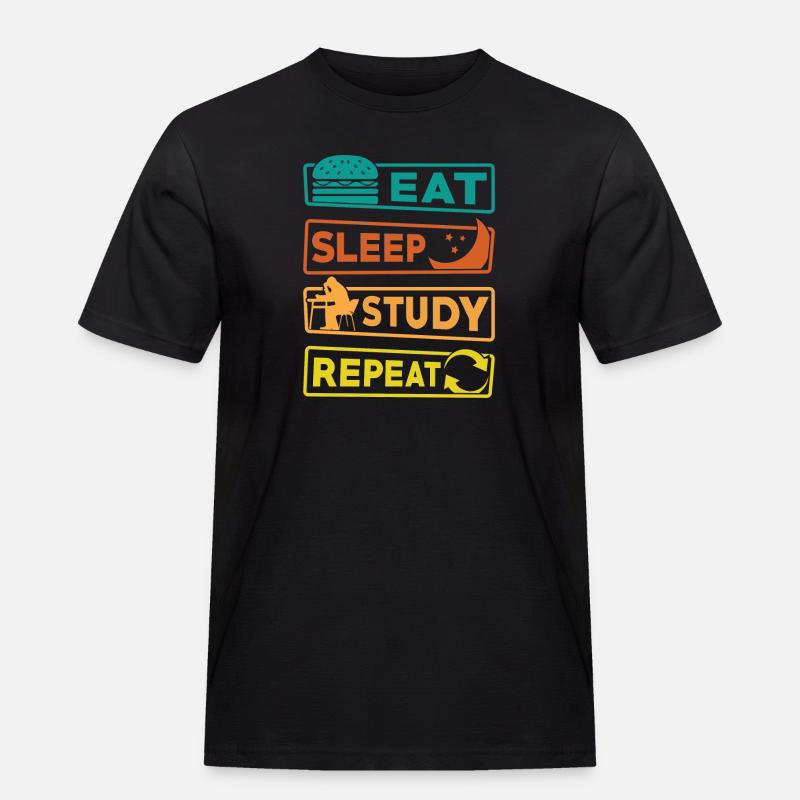 Student Study Learning Exam - Men's Workwear T-Shirt - black
