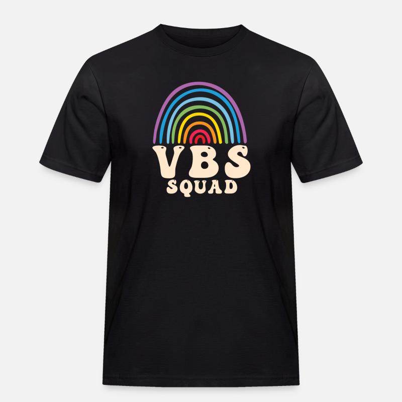VBS Squad Bibel Shool - Männer Workwear T-Shirt - Schwarz