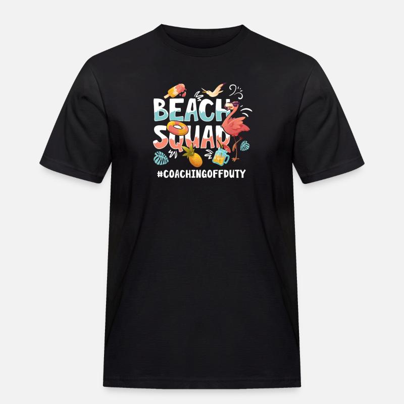 Coaching Vacation Beach Group - Men's Workwear T-Shirt - black