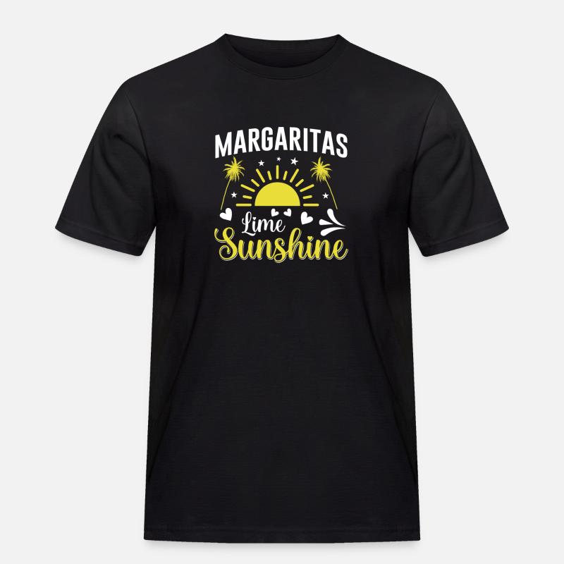 summer Typography - Männer Workwear T-Shirt - Schwarz
