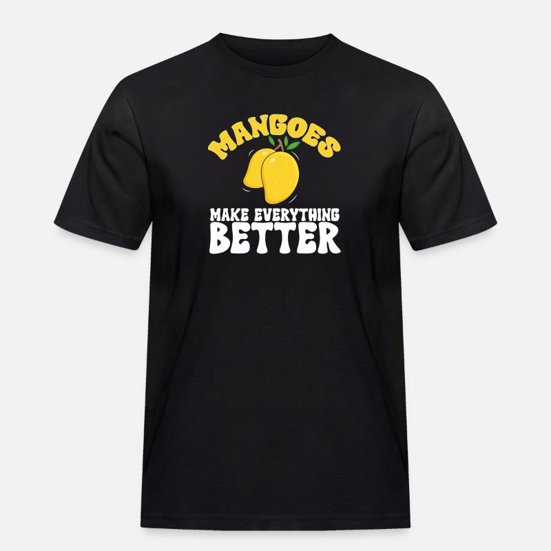 Mango Fruit Mango - Men's Workwear T-Shirt - black