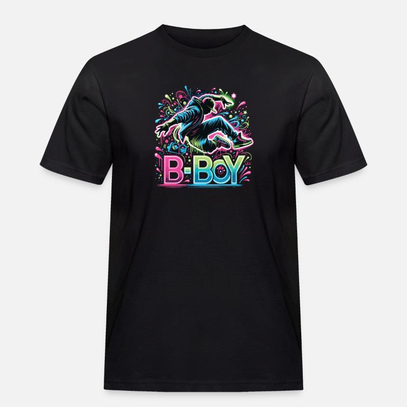 Breakdance Breakdancer Breakdance Kinder - Männer Workwear T-Shirt - Schwarz