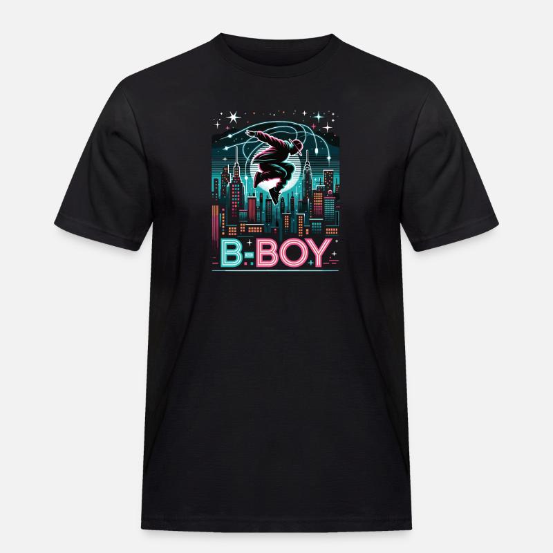 Breakdance Breakdancer Breakdance Kinder - Männer Workwear T-Shirt - Schwarz