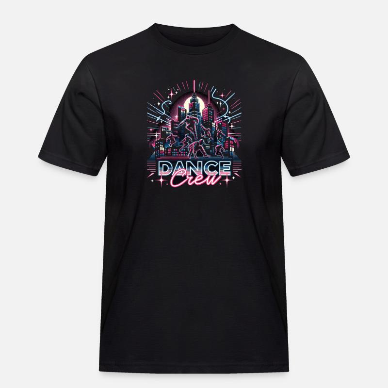 Breakdance Dance Crew - Männer Workwear T-Shirt - Schwarz