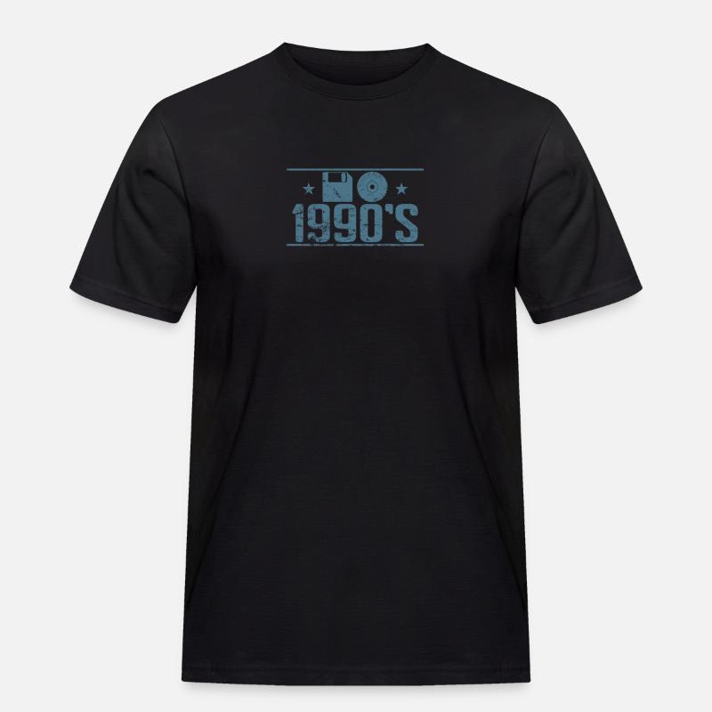 Diskette und CD 1990's Retrospeichermodul - Männer Workwear T-Shirt - Schwarz