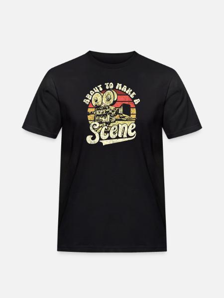 Filmmaker Cinematography Director Producer Design - Men's Workwear T-Shirt - black