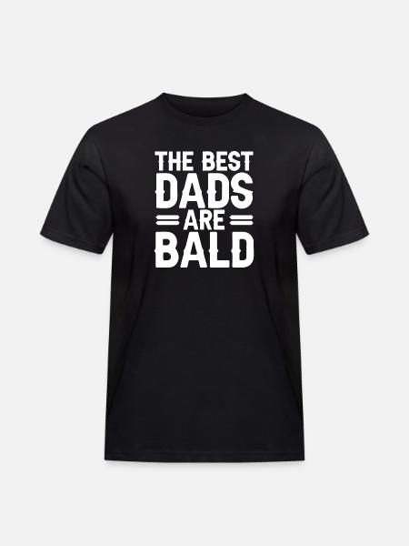 Glatze Kahlköpfigkeit Bart Glatzkopf - Männer Workwear T-Shirt - Schwarz