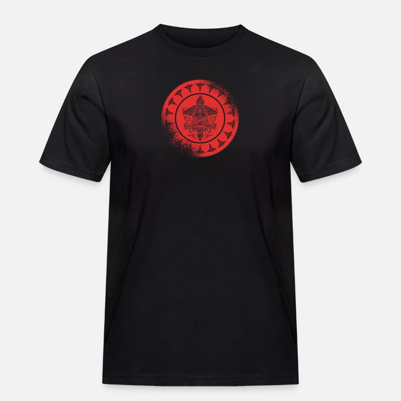 Chirurgisch-technischer Assistent - Männer Workwear T-Shirt - Schwarz