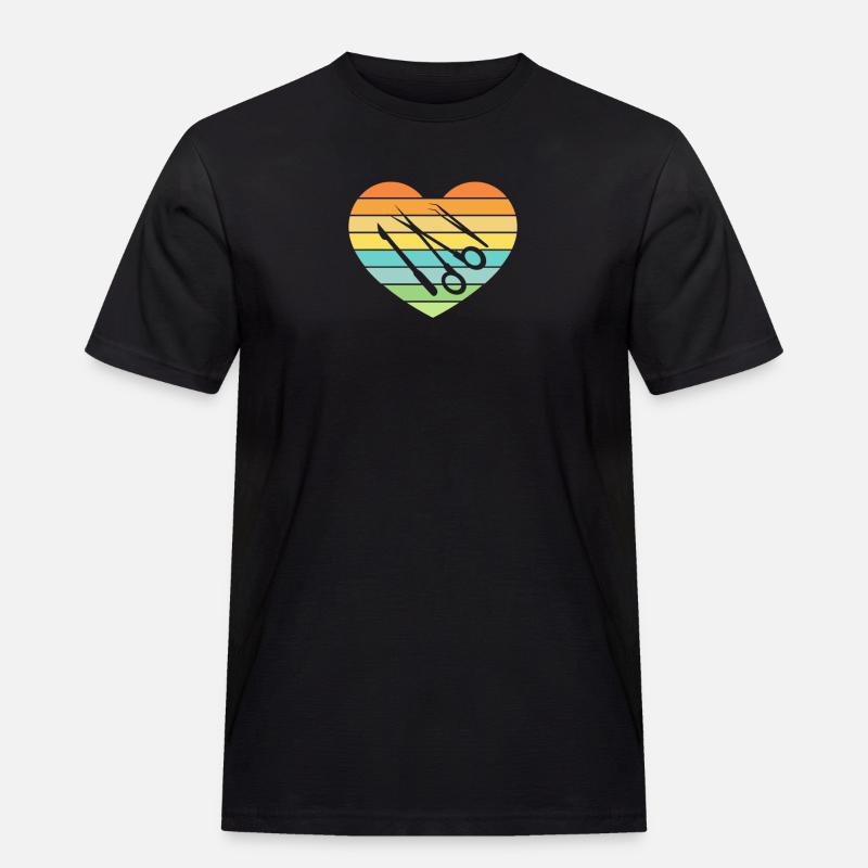 Chirurgisch-technischer Assistent Chirurg - Männer Workwear T-Shirt - Schwarz