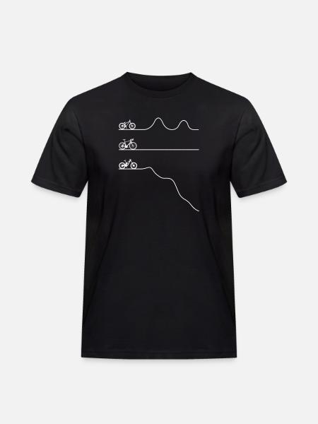 VTT Vélo VTT Biker Cadeau - T-shirt Workwear homme - noir