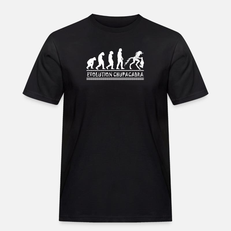 Cryptozoologistes Chupacabra Créatures Évolution - T-shirt Workwear homme - noir