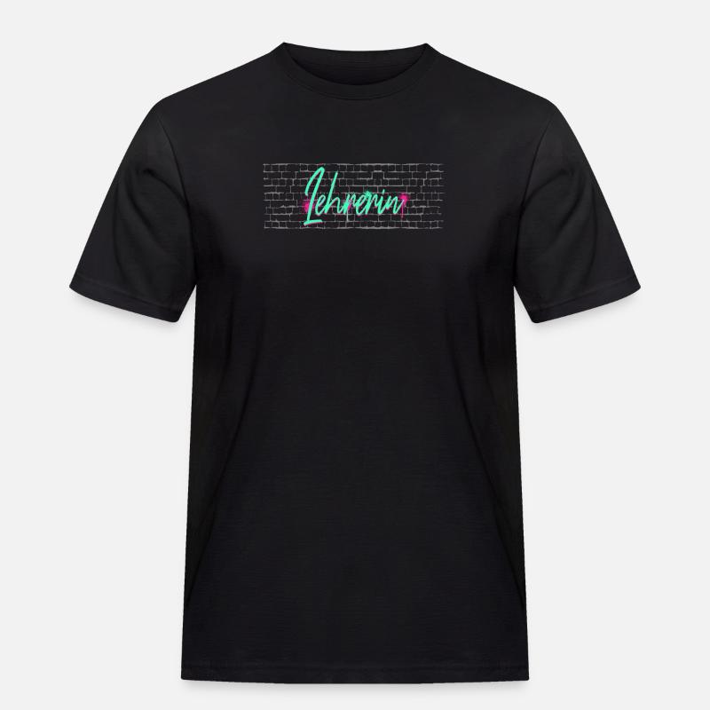 Schule Abschluss-Geschenk Lehrerin - Männer Workwear T-Shirt - Schwarz