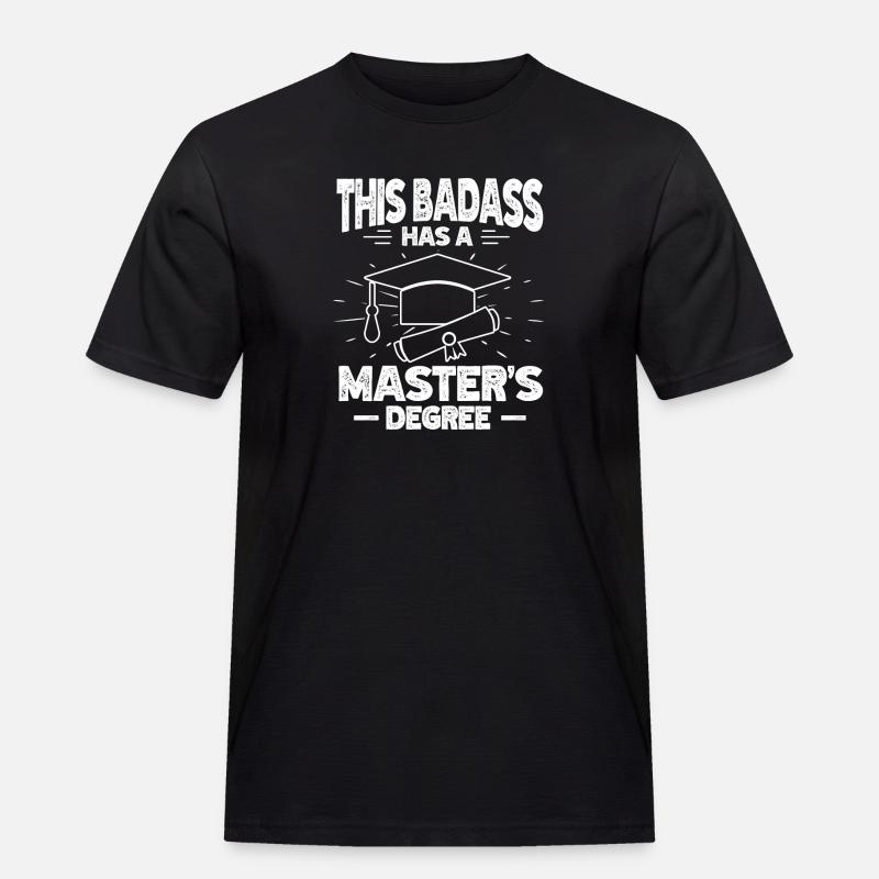 Master's Degree Studies Master's Degree - Men's Workwear T-Shirt - black