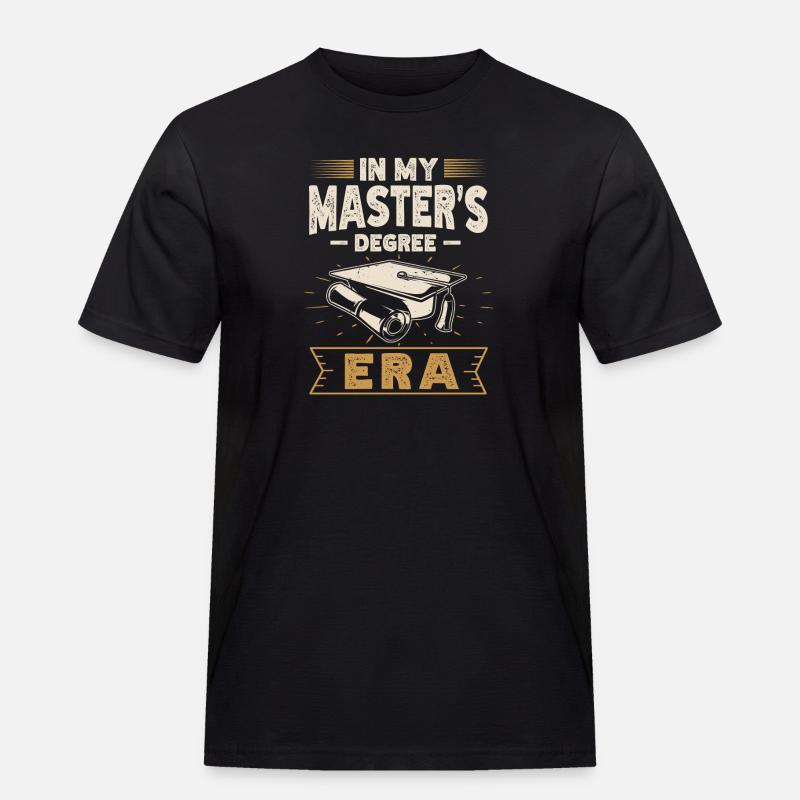 Master's Degree Studies Master's Degree - Men's Workwear T-Shirt - black