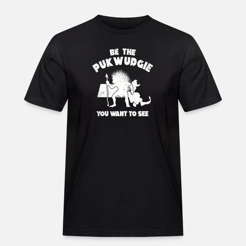 Pukwudgie Kryptide Folklore Mythen - Männer Workwear T-Shirt - Schwarz