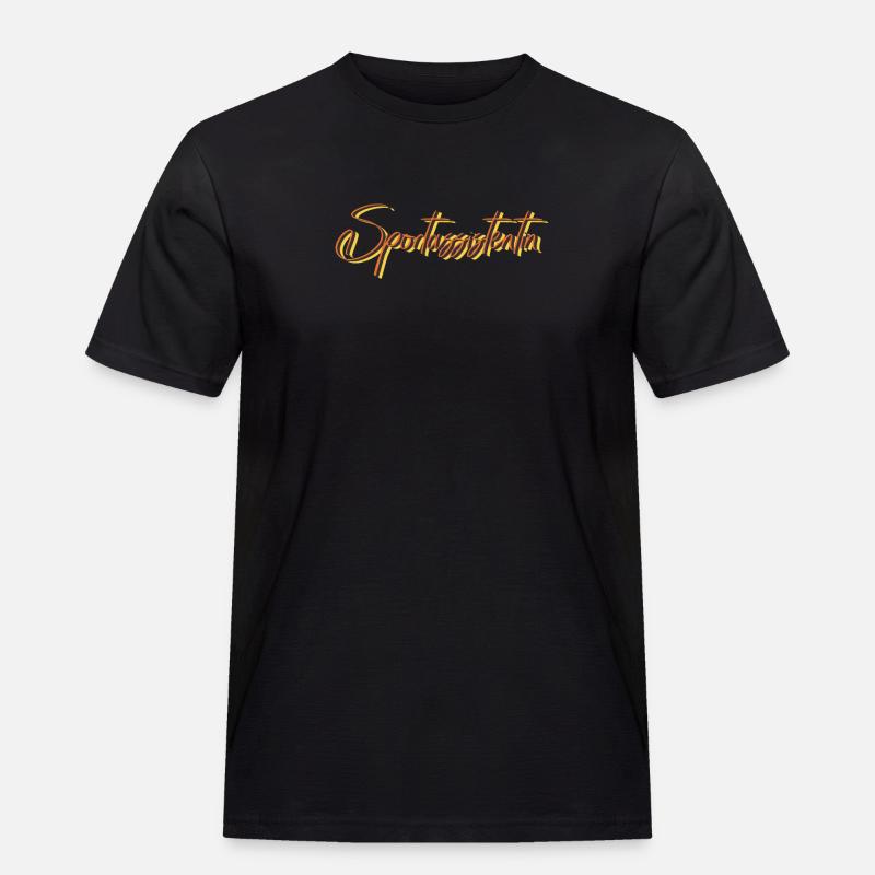 Co-Trainer Abschluss-Geschenk Sportassistentin - Männer Workwear T-Shirt - Schwarz