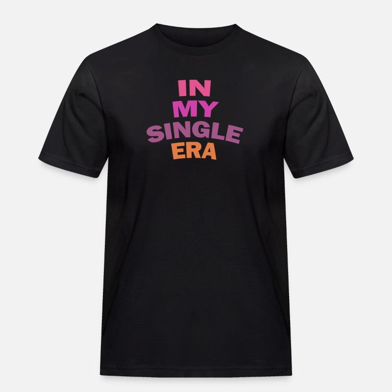Lustiger Single-Liebeshumor: Der Perfekte - Männer Workwear T-Shirt - Schwarz