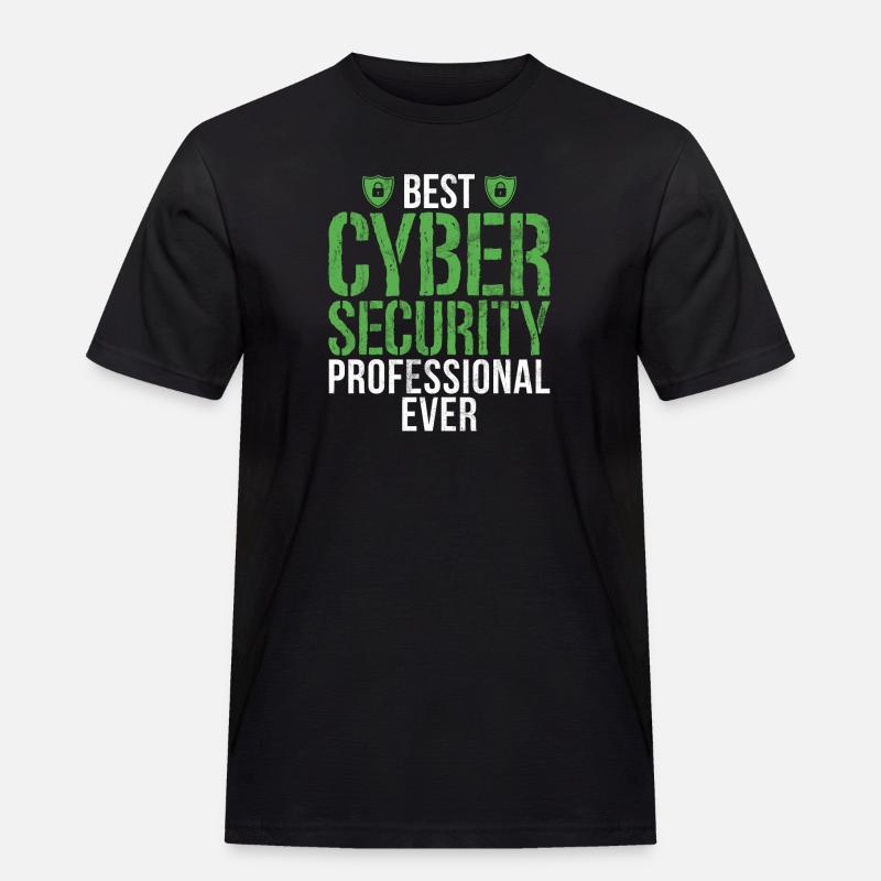 Cyber-sicherheits-hacker-hacking - Männer Workwear T-Shirt - Schwarz