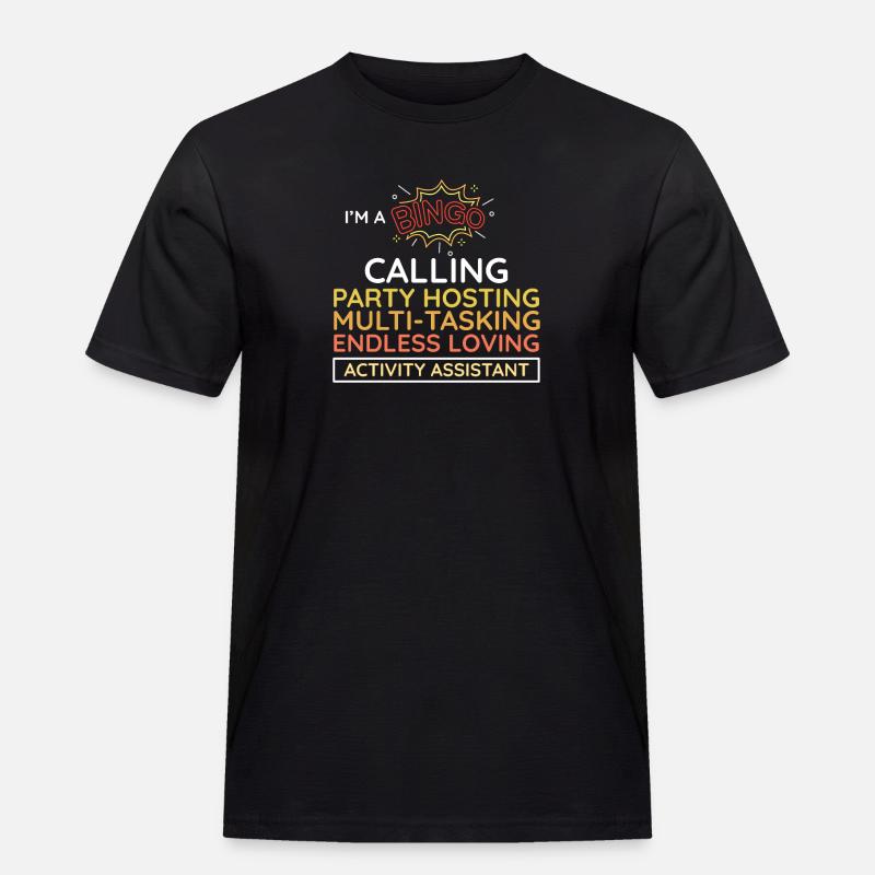 Proud Activity Assistant Appreciation - Männer Workwear T-Shirt - Schwarz