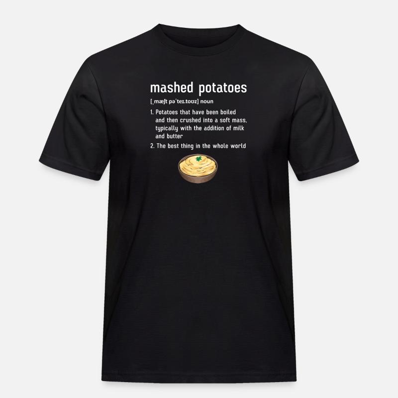 Mashed potatoes Mashed potatoes - Men's Workwear T-Shirt - black