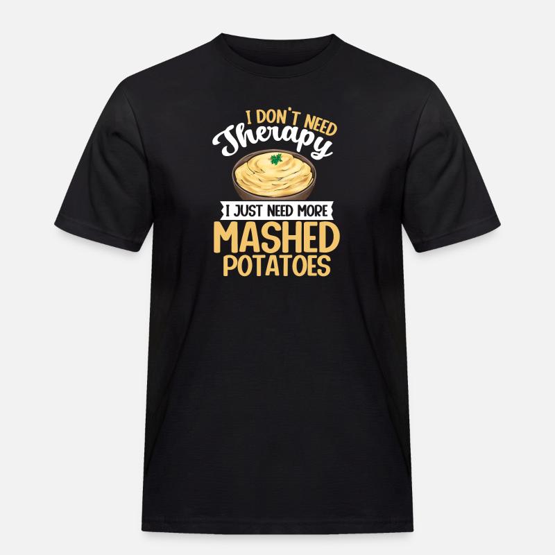 Mashed potatoes Mashed potatoes - Men's Workwear T-Shirt - black