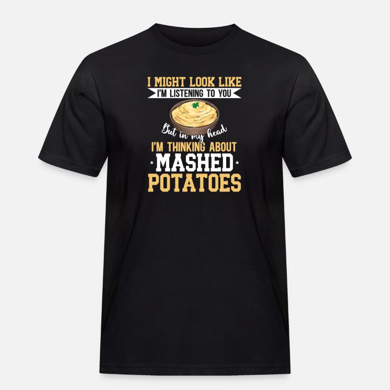 Mashed potatoes Mashed potatoes - Men's Workwear T-Shirt - black