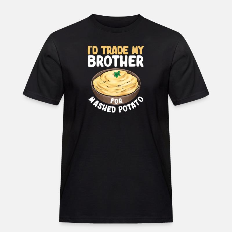 Mashed potatoes Mashed potatoes - Men's Workwear T-Shirt - black