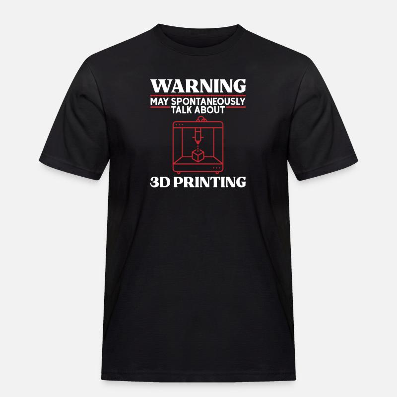 3D Printer 3D Printing - Men's Workwear T-Shirt - black