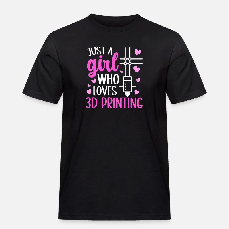 3D Printer 3D Printing - Men's Workwear T-Shirt - black