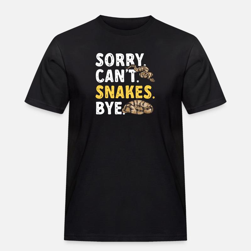 Ball Python Snake King Python - T-shirt Workwear homme - noir
