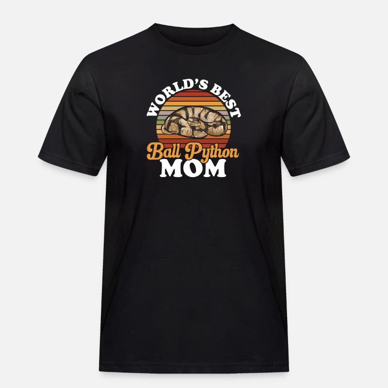 Ball Python Snake King Python - T-shirt Workwear homme - noir