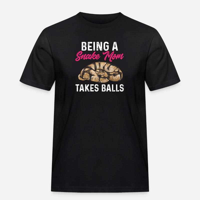 Ball Python Snake King Python - T-shirt Workwear homme - noir