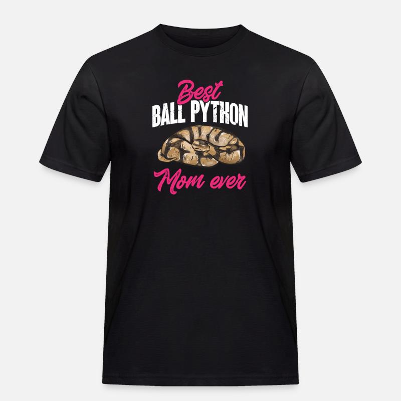 Ball Python Snake King Python - T-shirt Workwear homme - noir