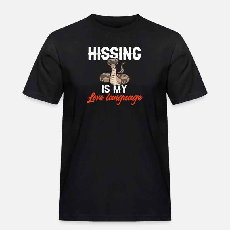 Ball Python Snake King Python - T-shirt Workwear homme - noir