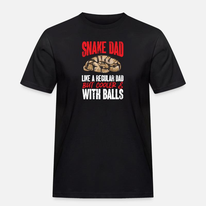 Ball Python Snake King Python - T-shirt Workwear homme - noir