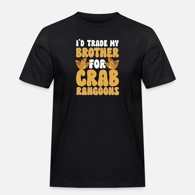Krabben Rangoon Crab Rangoon - Männer Workwear T-Shirt - Schwarz