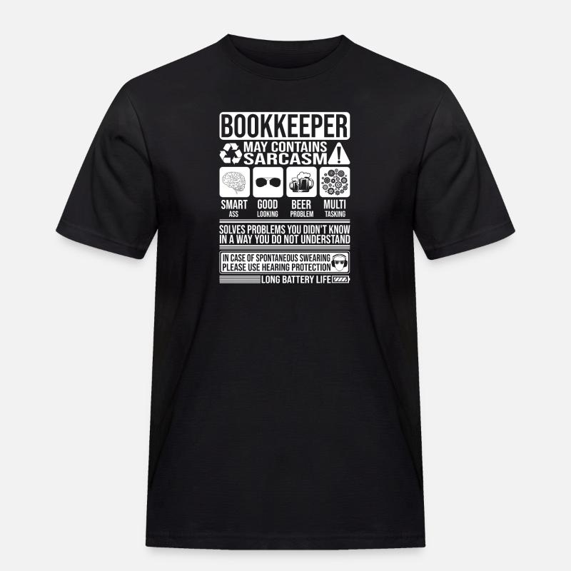Comptable Sarcasme drôle Cadeau Comptable - T-shirt Workwear homme - noir