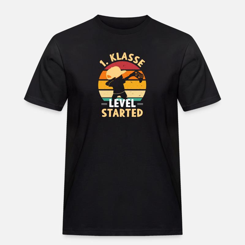 1st Class Level Started - Men's Workwear T-Shirt - black